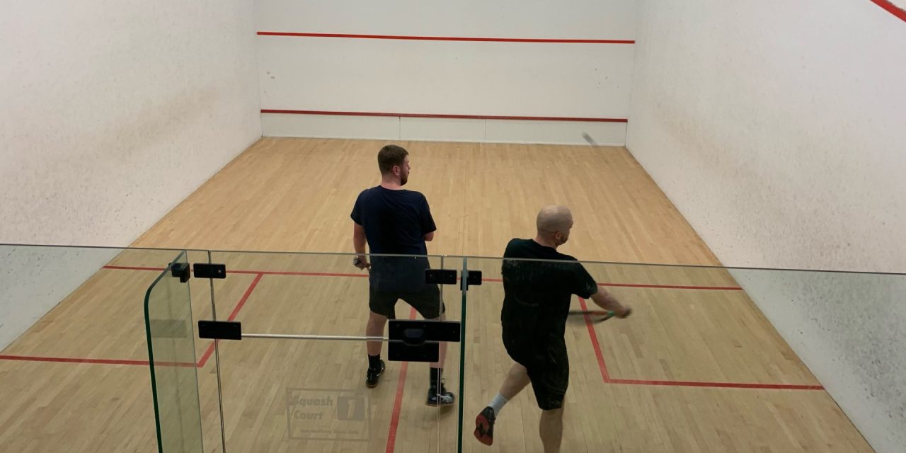 Ben Emery shows great court coverage in outstanding performance as Huddersfield stay top of the Racketball League