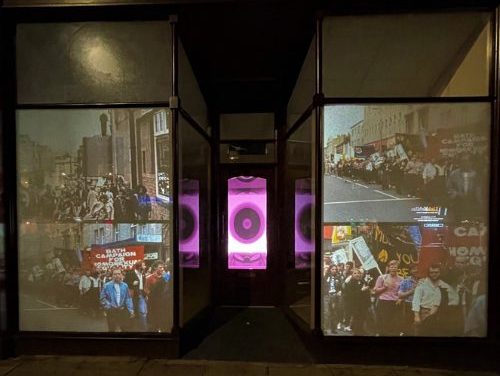 The UK’s first National Pride event was held in Huddersfield in 1981 and an exhibition is launched in the town as part of LGBT+ History Month