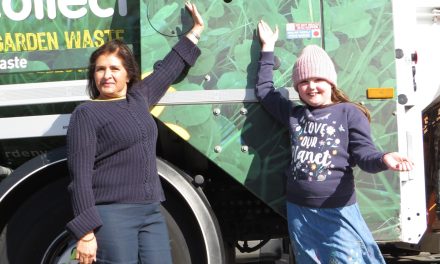 Emily points the way as Compo, Bradley Twiggins and Forest Dump encourage us to recycle our garden waste