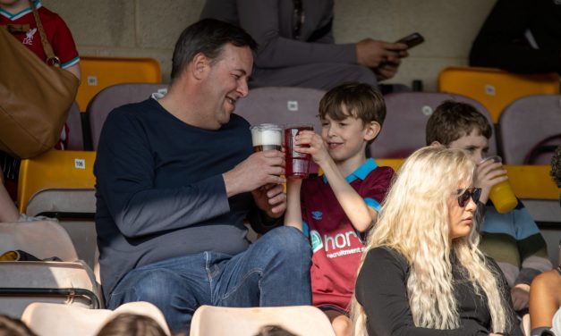 Emley AFC Fan Gallery: ‘Cheers, mate! Mine’s a pint’