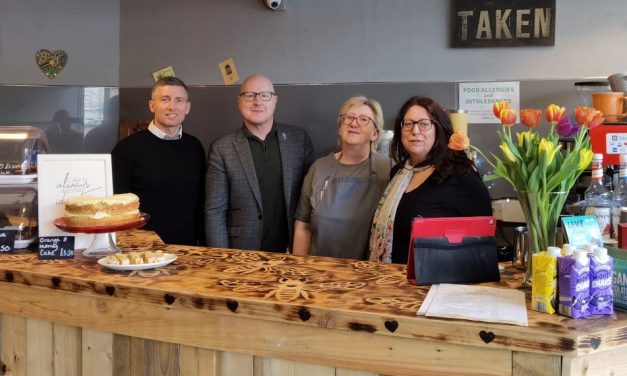 How One Community Foundation helped connect DG Scott Electrical with Hive Community Cafe in Huddersfield