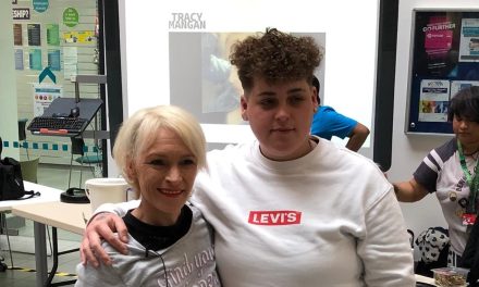 Kirklees College and Yorkshire’s Best Barber Tracy Mangan team up to raise £1,000 for Epilepsy Action