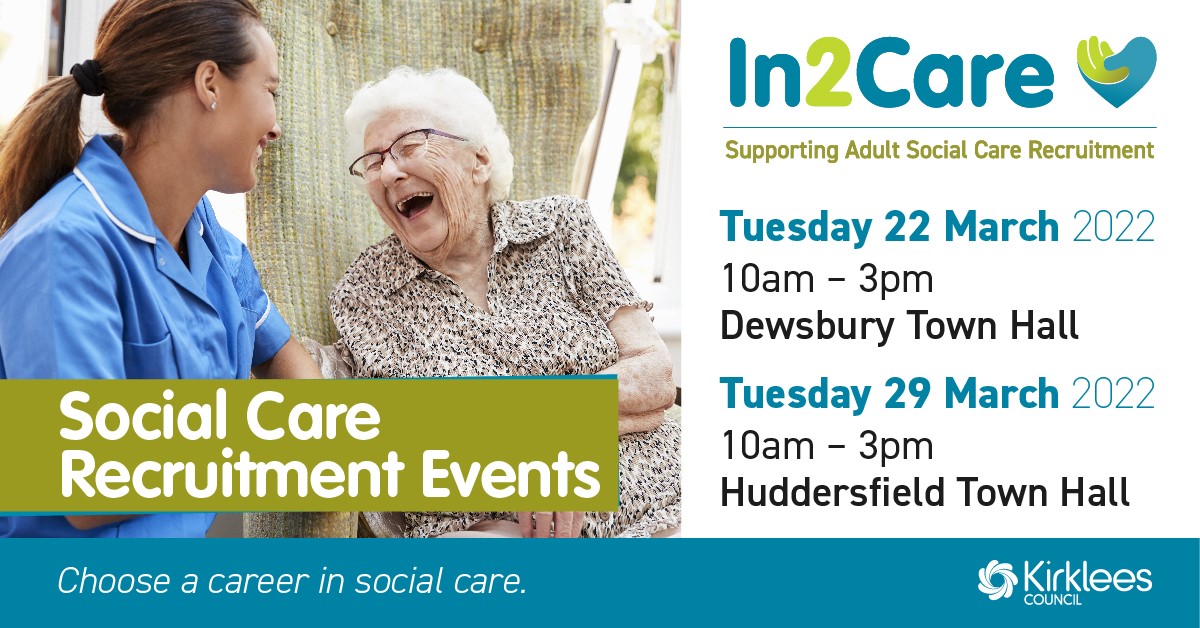 How you can become an ‘unsung hero’ and join the adult social care workforce with In2Care Kirklees