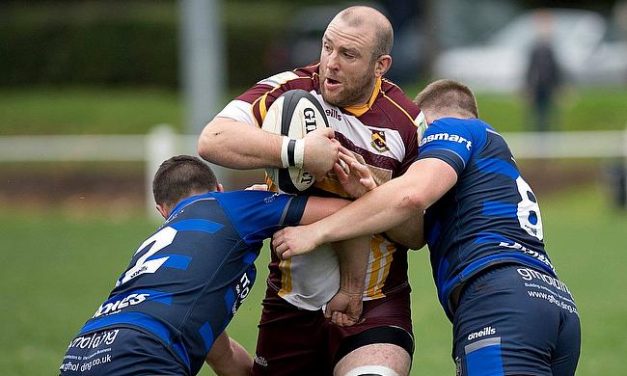 Huddersfield RUFC’s Nick Sharpe on point to score late winner to give vital win over Loughborough Students