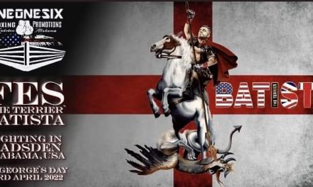 Boxer Fes ‘The Terrier’ Batista will be flying the flag for England when he fights in America on St George’s Day