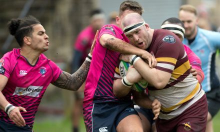 Standing ovation for Nick Sharpe on 350th appearance but Huddersfield RUFC couldn’t tame Sedgley Park Tigers