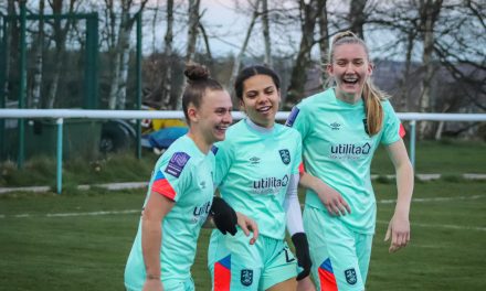 Huddersfield Town Women FC through to a second cup final this season after beating…Huddersfield Town Women FC – yes you read that right!