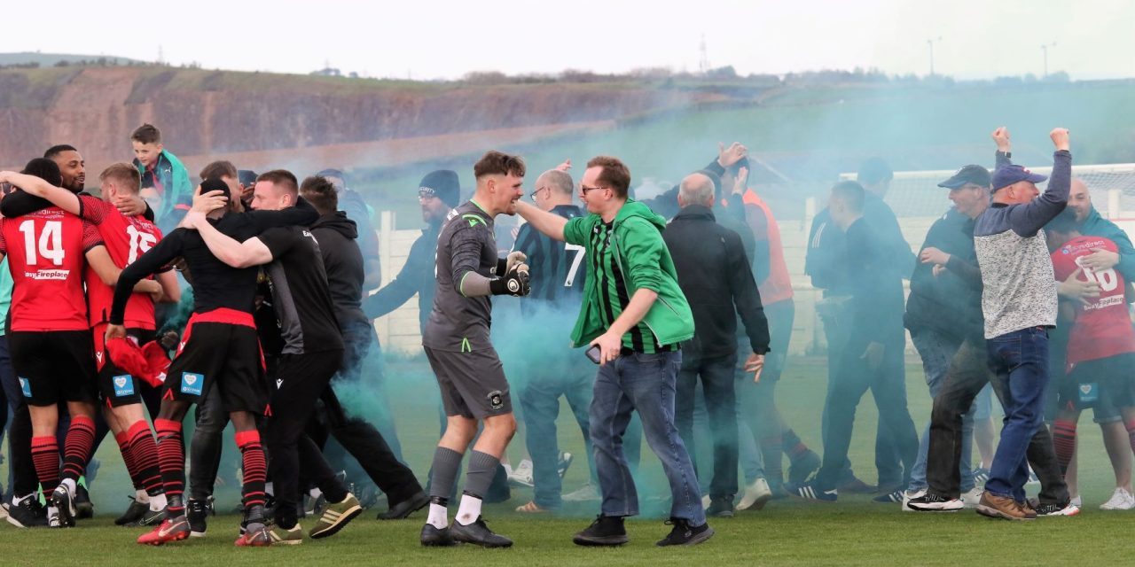 Golcar United heavily fined after fans let off flares in play-off final victory at Holker Old Boys