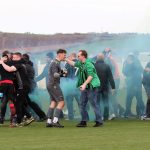 Golcar United heavily fined after fans let off flares in play-off final victory at Holker Old Boys