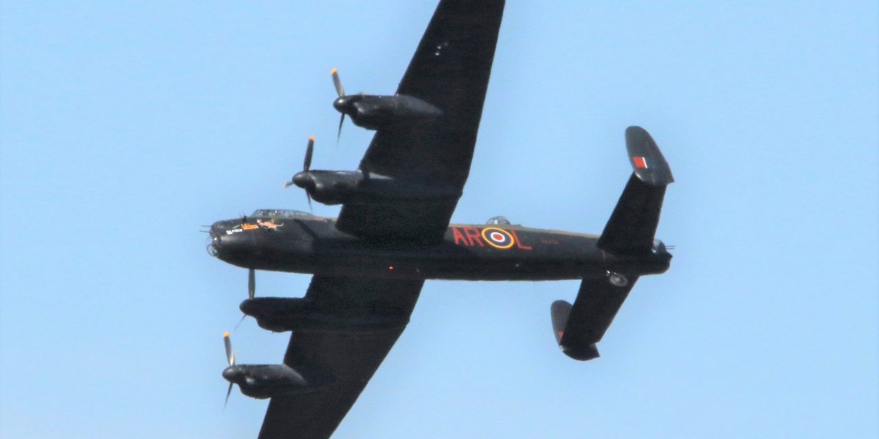 Video of poignant Lancaster bomber flypast and more pictures from the fabulous return of Golcar Lily Day
