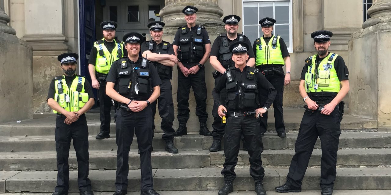 Police tackle street drinking in Huddersfield town centre and issue Section 35 Direction to Leave order to move people on