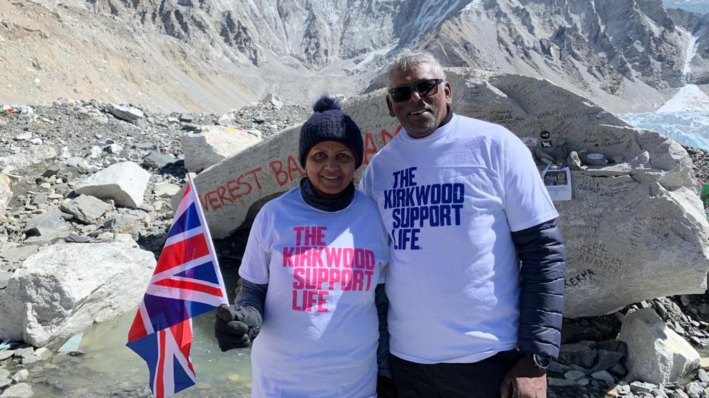 Family doctors move mountains to raise over £2,400 for The Kirkwood by taking on Mount Everest climb
