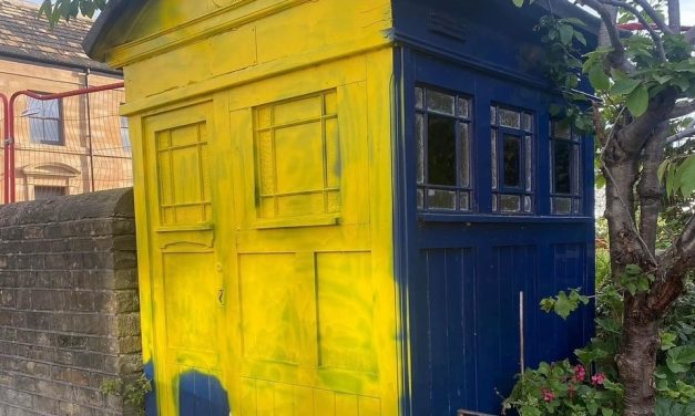 Man who painted Almondbury’s historic police box and seven postboxes given police caution