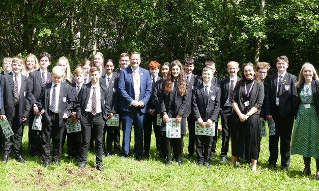 Sally Woodland is a new outdoor classroom space at Salendine Nook High School Academy that’s great for mental health and wellbeing