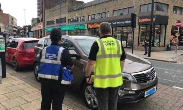 Seven drivers fined for parking in taxi bays in Huddersfield town centre