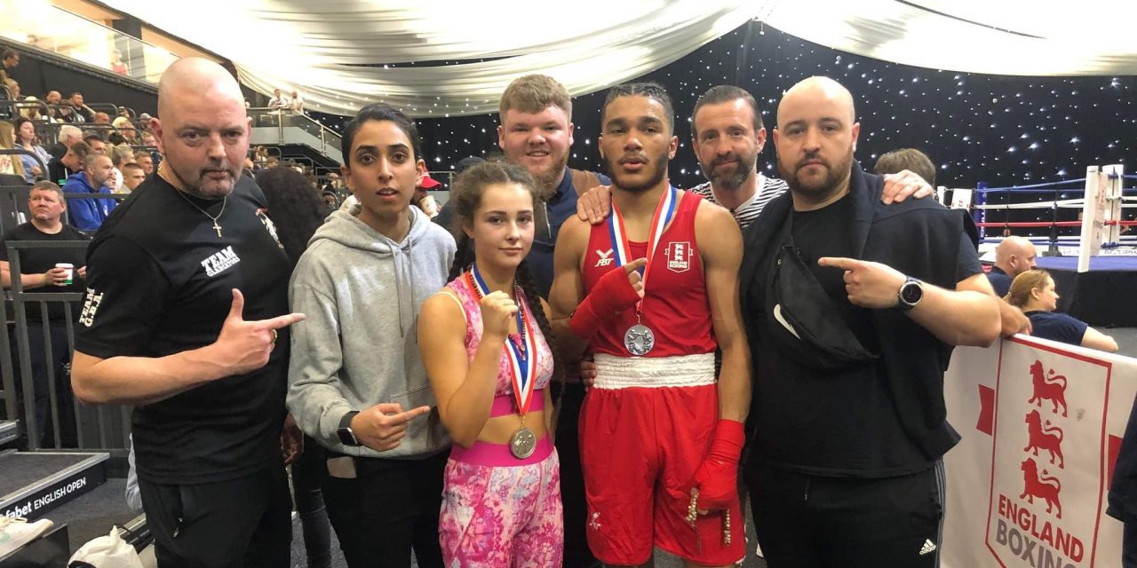 Olena Heagney and Chrissace Mendez do Huddersfield proud as they win silver medals at GB Tri Nations Boxing Championships