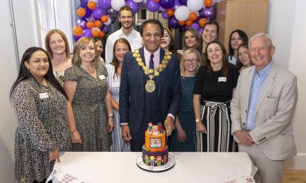 Home-Start Kirklees which helps hundreds of families every year celebrates opening of new offices in Huddersfield