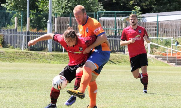 17 pictures from Golcar United v Mossley AFC in scorching weather at the Skye Direct Stadium