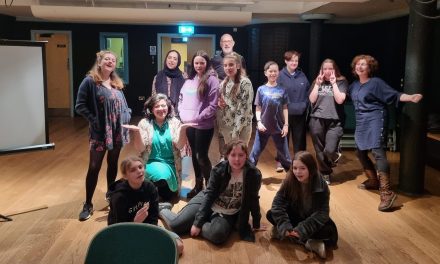 Young carers join arts and culture workshop at Lawrence Batley Theatre in Huddersfield