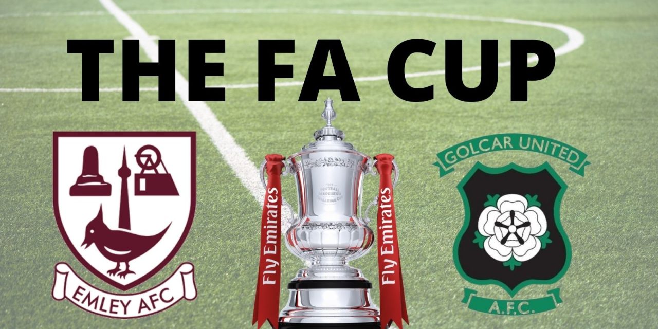Away ties in the FA Cup for Golcar United and Emley AFC as rivals set off on the road to Wembley