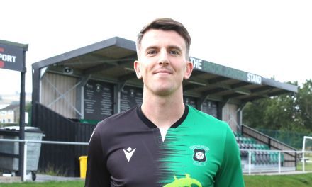 Golcar United’s new centre-back Declan McGivern could play a big part for the Weavers going forward