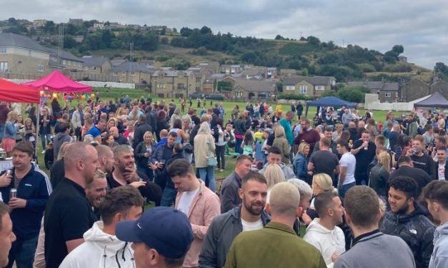 Golcar Cricket Club’s Band on a Trailer returns on Sunday and promises the biggest beer garden in the village!