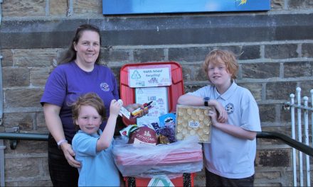 Youngsters at Nields School in Slaithwaite cash in by recycling the ‘unrecyclable’ and helping save the planet