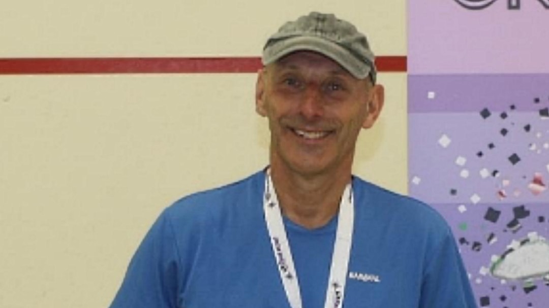 Huddersfield Lawn Tennis and Squash Club stalwart Neil Baldwin becomes over 55s racquetball champion again as he wins 9th national title