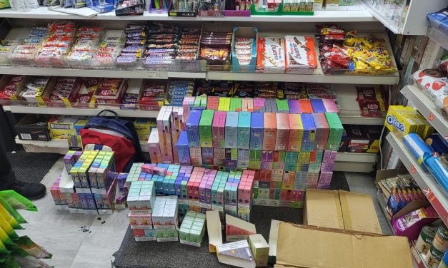 Police seize tens of thousands of illegal cigarettes and vapes in raids on shops in Huddersfield and Dewsbury