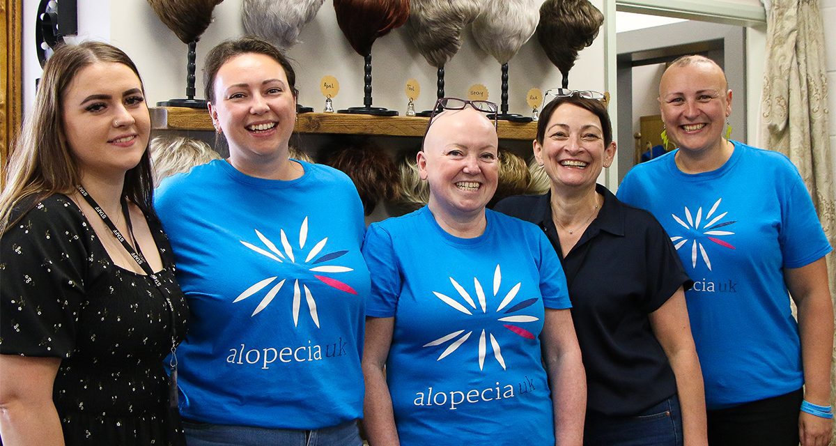 Simply Wigs raises over £1,400 for Alopecia UK through its Charity Wig Bank Day