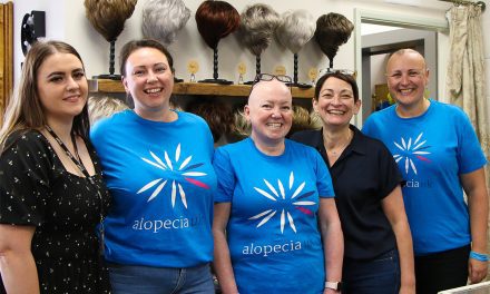 Simply Wigs raises over £1,400 for Alopecia UK through its Charity Wig Bank Day