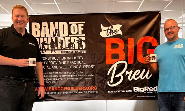 Big Red Industries supports Big Brew campaign to tackle mental health issues in the building trade