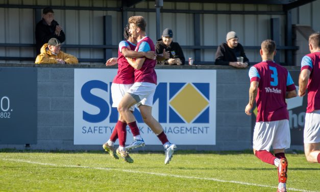 Iyrwah Gooden shows he has the moves like Jagger as unbeaten Emley AFC win again in front of biggest crowd since 2017