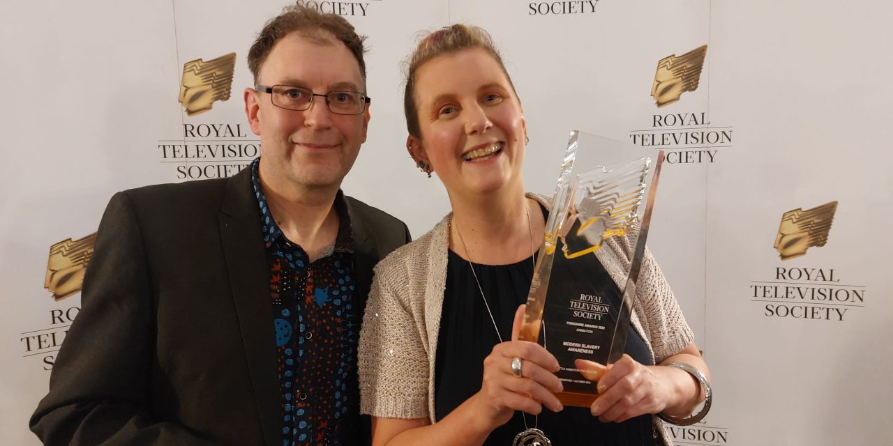 It’s Anti-Slavery Day and a Marsden company has won an award for an animation on domestic servitude which has already helped victims escape oppression