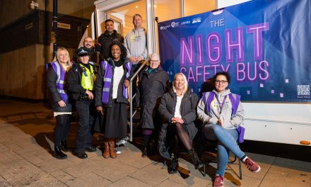 Night Safety Bus is launched in Huddersfield town centre on Wednesday and Saturday nights