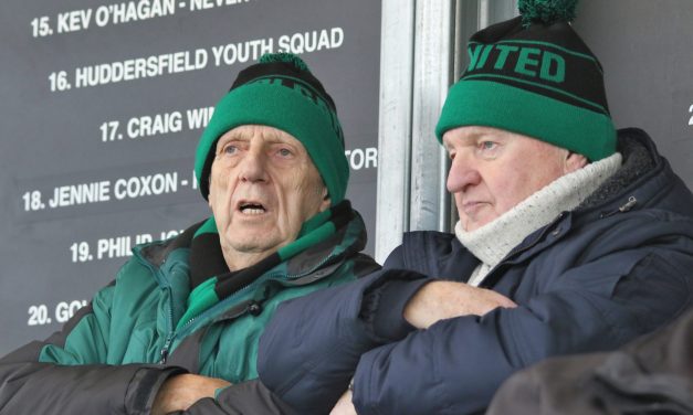 Gallery of images: Woolly hats were order of the day as Golcar United clinched valuable point