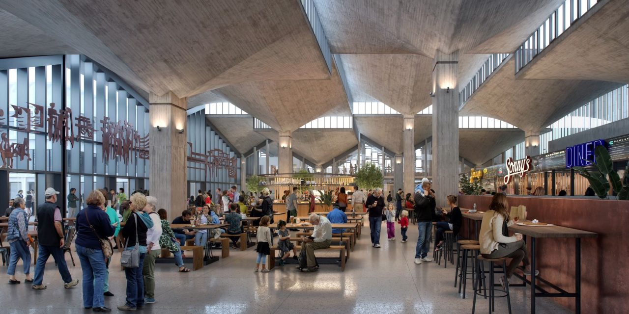 Food hall and library in former Queensgate Market to be first phase of £210 million Cultural Heart