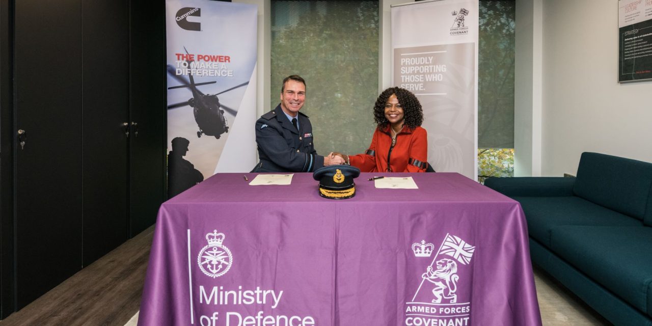 Cummins signs Armed Forces Covenant to support ex-servicemen and women as they return to civilian life