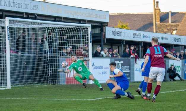 Dec Lambton at the heart of the drama as Emley AFC go out of the FA Vase on penalties