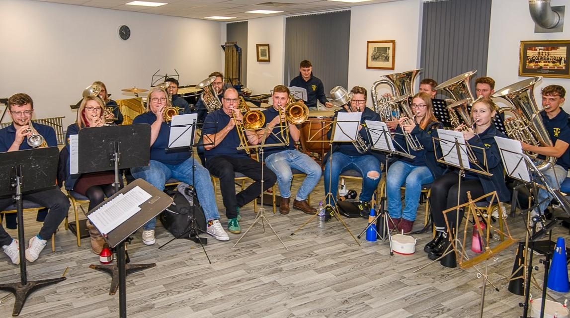 One big ‘thank you’ from Hepworth Band to everyone who helped refurbish its bandroom