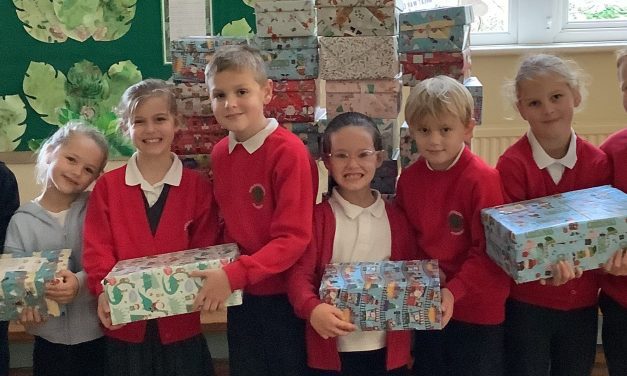 Youngsters in Huddersfield are sending Christmas gifts to deprived children in eastern Europe but time is running out to help