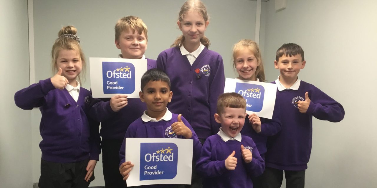 Thumbs-up all round as Woodside Green primary school celebrates ‘Good’ Ofsted rating