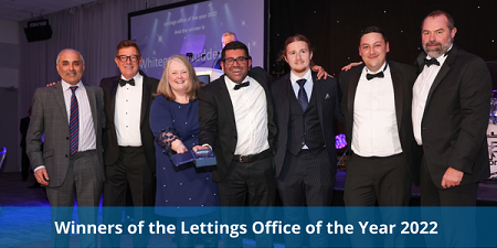 Whitegates retains No1 spot as Lettings Office of the Year at the Property Franchise Group Awards