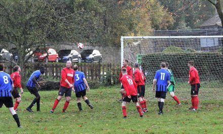 Linthwaite Athletic beat the rain – and Slaithwaite United – to go top of Division 1 as the Huddersfield District League returned