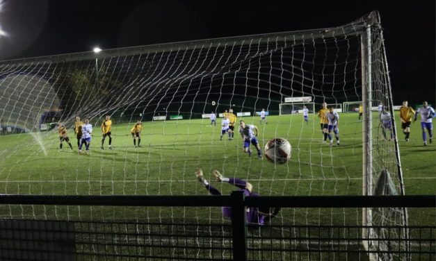 Kayle Price smashes home stoppage time penalty winner as Golcar United secure back-to-back victories