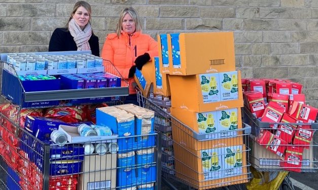 How staff at Spectrum Yarns in Slaithwaite have helped food share schemes in the Colne Valley