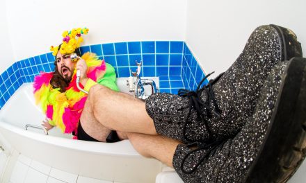 Dr Adam Perchard’s BATHTIME FOR BRITAIN promises big hits, sassy story-telling and Liberace-level costumery