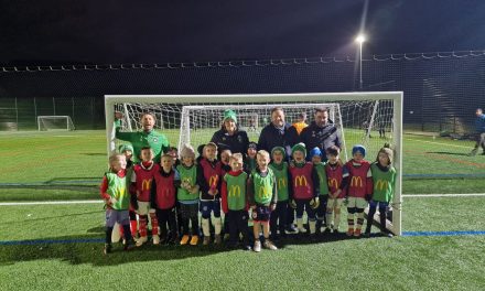 Golcar United has a thriving junior section that’s all about developing a love of football