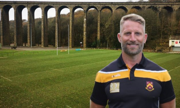 Huddersfield RUFC director of rugby Gaz Lewis is enjoying building the club behind the scenes and improving performance on it