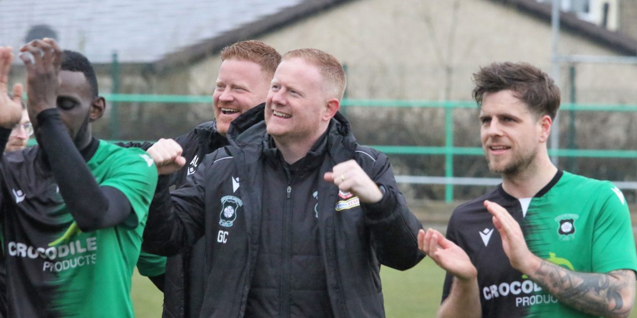 Golcar United confirm joint managers Ash and Gav Connor are staying put and they are looking forward to celebrating a decade in charge